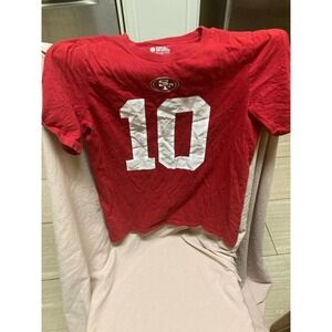 NIKE San Francisco 49ers #10 Jimmy Garoppolo Shirt Size L